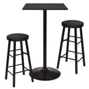 black bar table 42 inch gymax piece square bar table dining set kitchen furniture table sets black bar table 42 inch gymax piece square bar table dining set kitchen furniture table sets